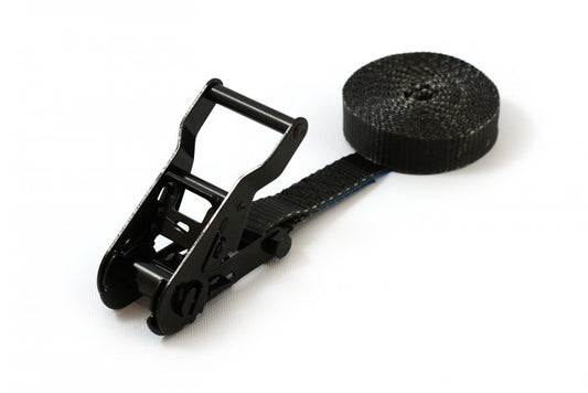 Sangle cliquet professionnel de 25mm - noir (2m) - Bâches de France